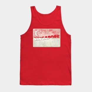 Singapore Vintage style retro souvenir Tank Top